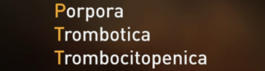 La porpora trombotica trombocitopenica (TTP)